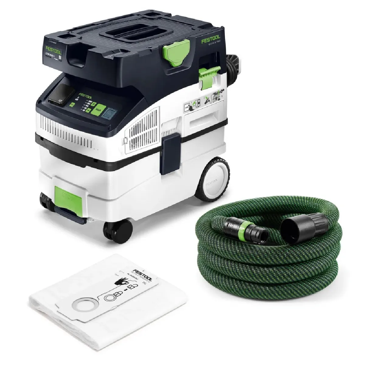 FESTOOL CTM MIDI I Aspirateur professionnel CLEANTEC 15 L 1200W