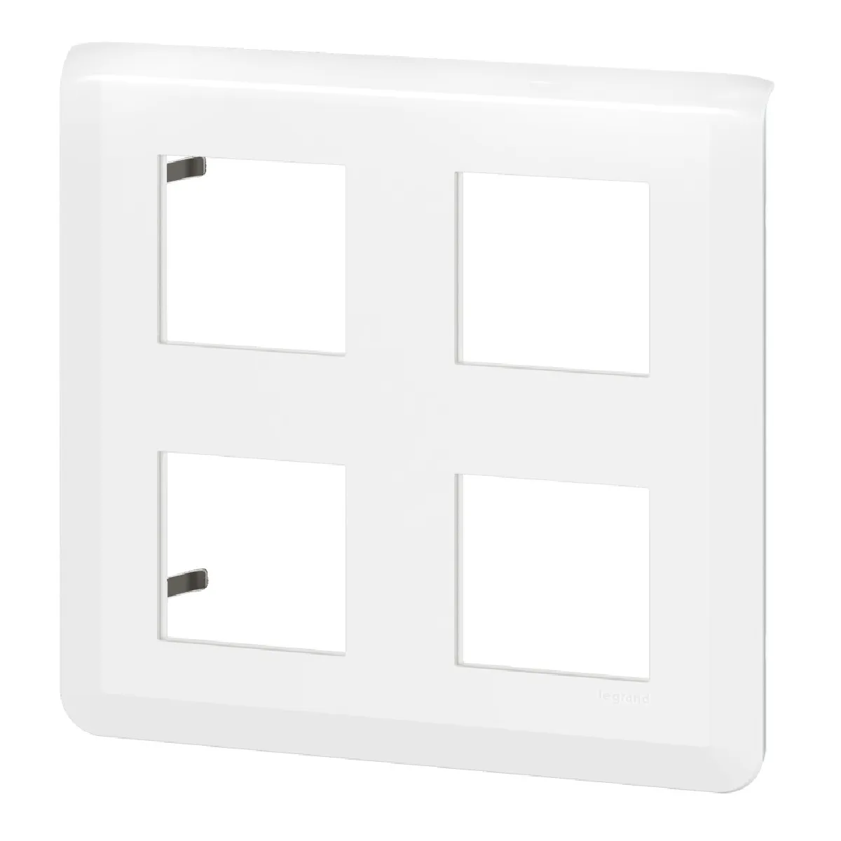 Legrand Blanc Plaque De Finition Mosaic Pour 2X2x2 Modules 078838 - Image 3