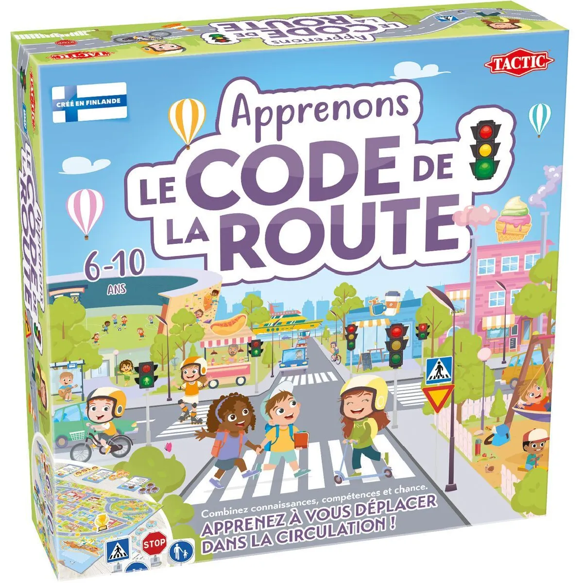 Tactic Vert Jeu De Société Apprenons Le Code De La Route Éducatif 6-10 Ans - Neuf - Image 3