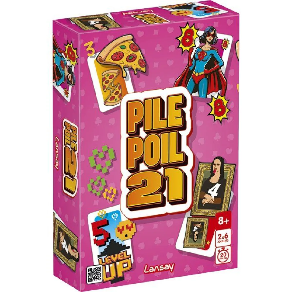 Lansay Rose Jeu De Cartes Pile Poil 21 2-6 Joueurs Dès 8 Ans Rapide 20 Min - Neuf - Image 4