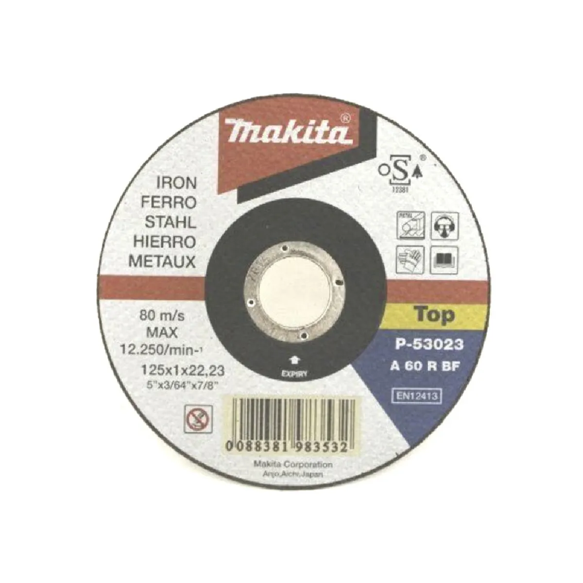Disque Makita Extrafin pour couper le métal 115 mm / 1 6 mm - vue 2