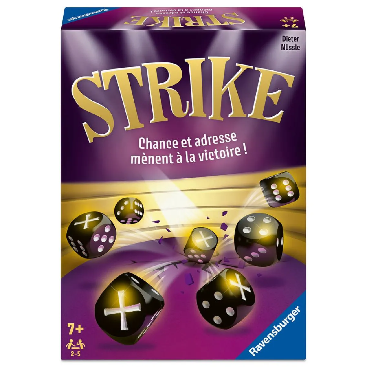 Ravensburger Strike Jeu d'ambiance - Jeu de dés rapide 2-5 joueurs