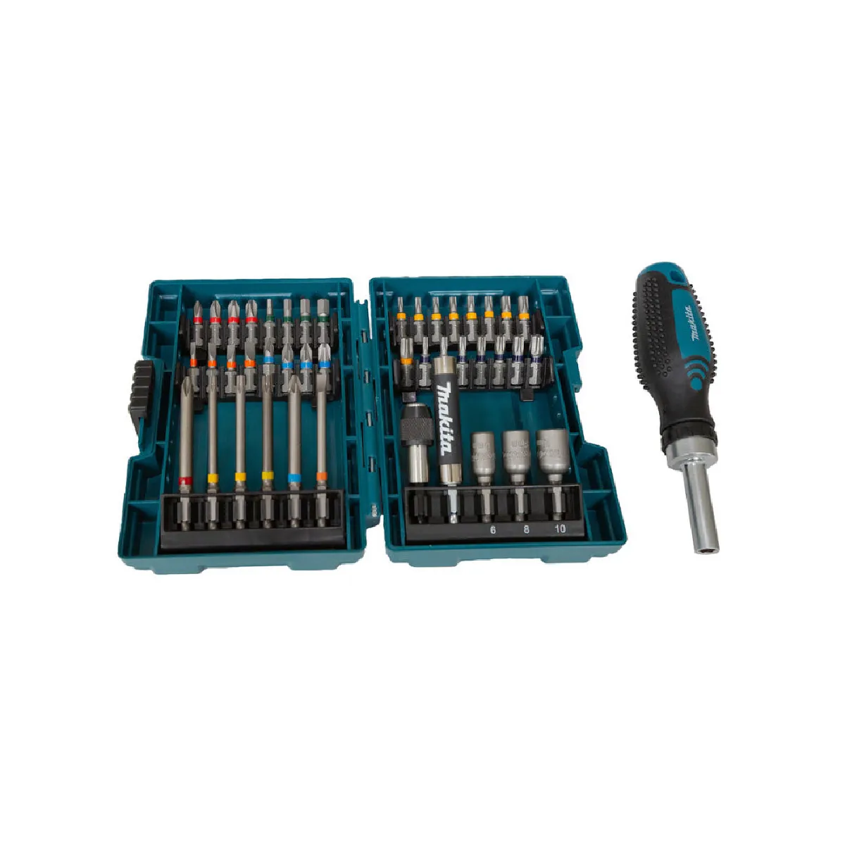 E 25096 Ensemble 43 pièces embouts & cliquet emmanchement hexa ¼” - vue 9