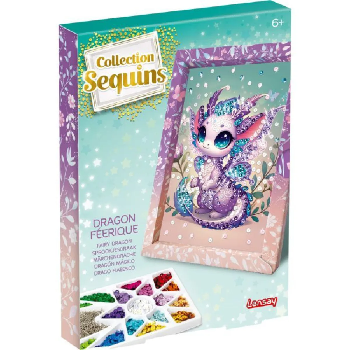 Lansay Kit Créatif Dragon À Sequins