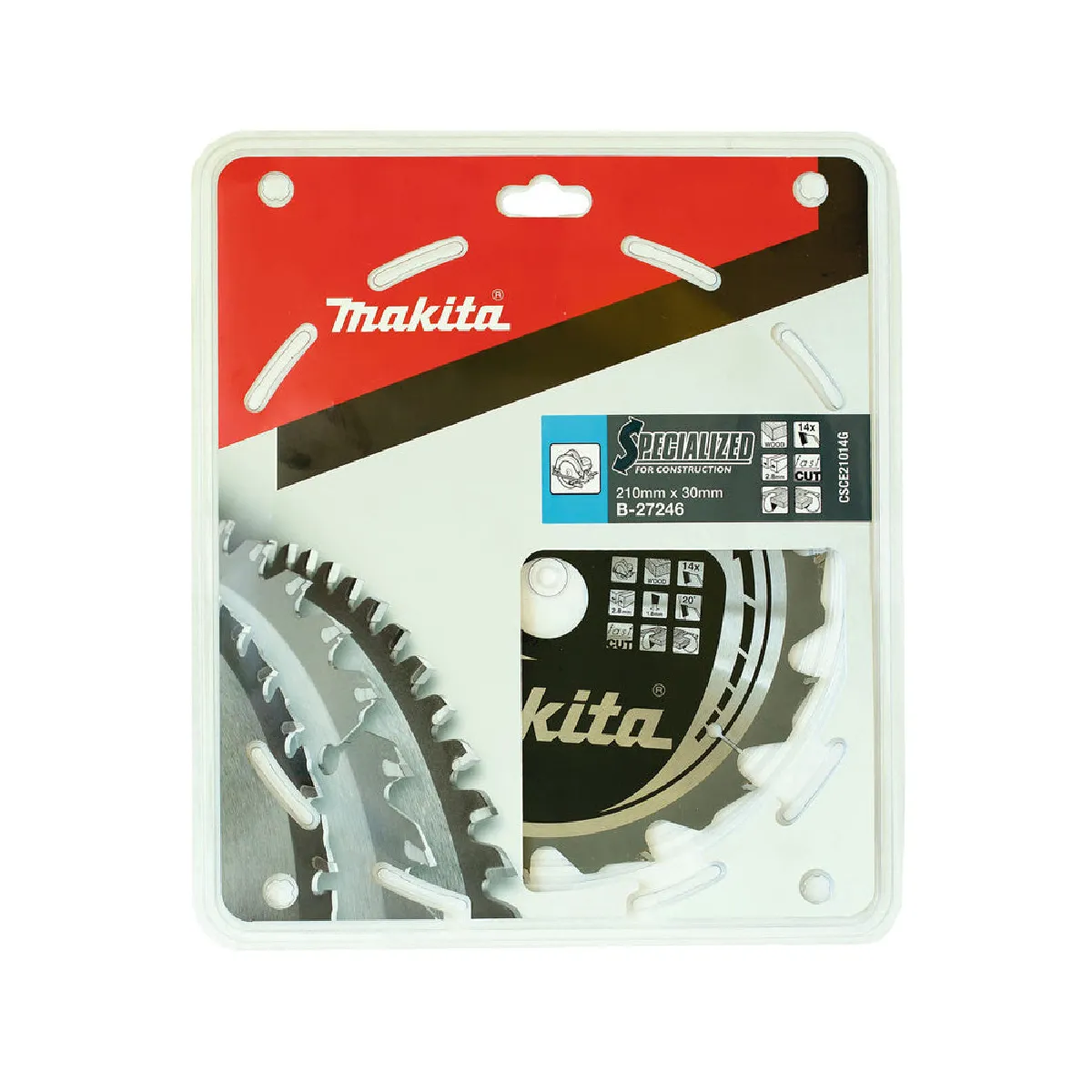 LAME DE SCIE CIRCULAIRE CARBURE MAKITA B 27246 Ø 210MM X 30MM 14 DENTS