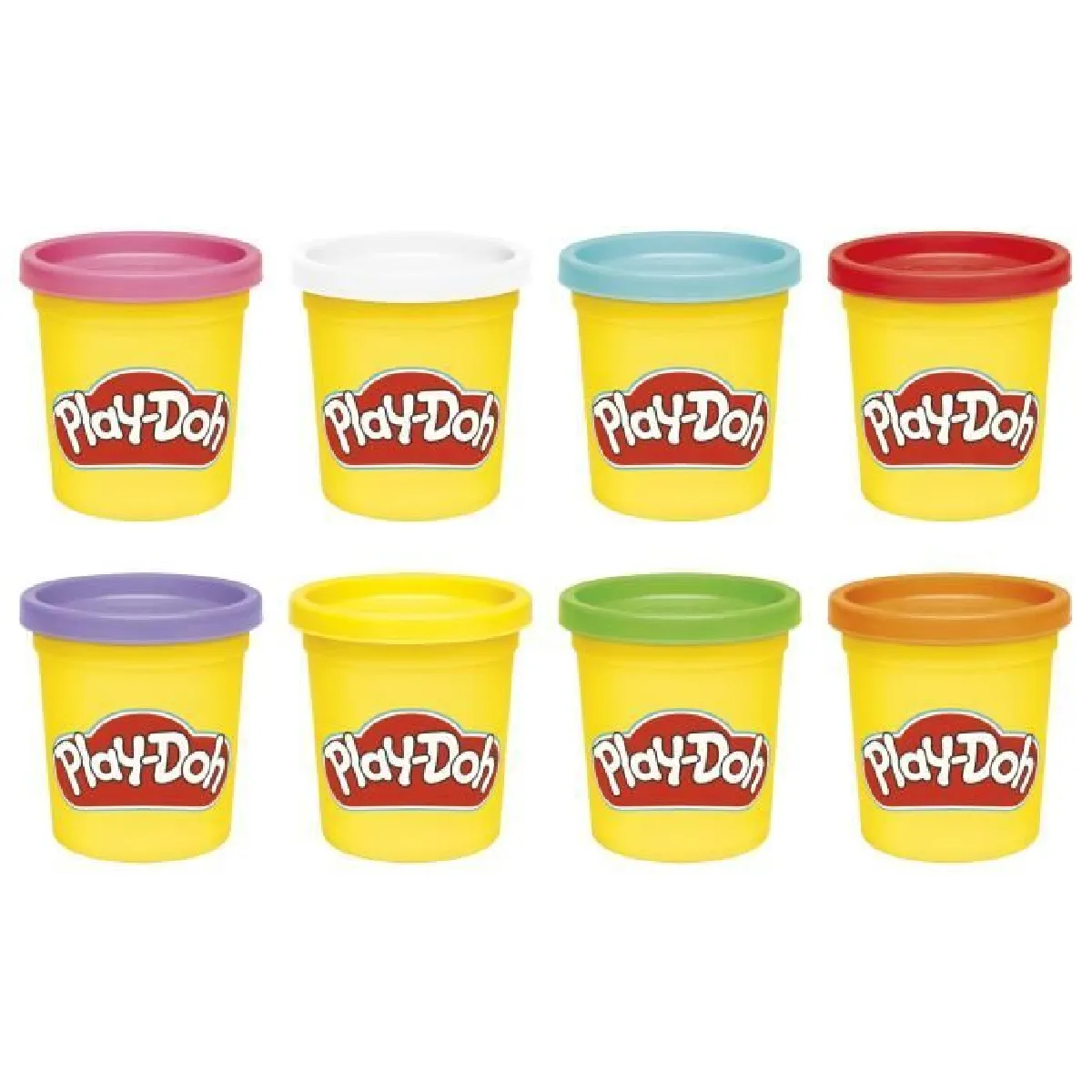 Play-doh pâte à modeler arc-en-ciel - 8 pots
