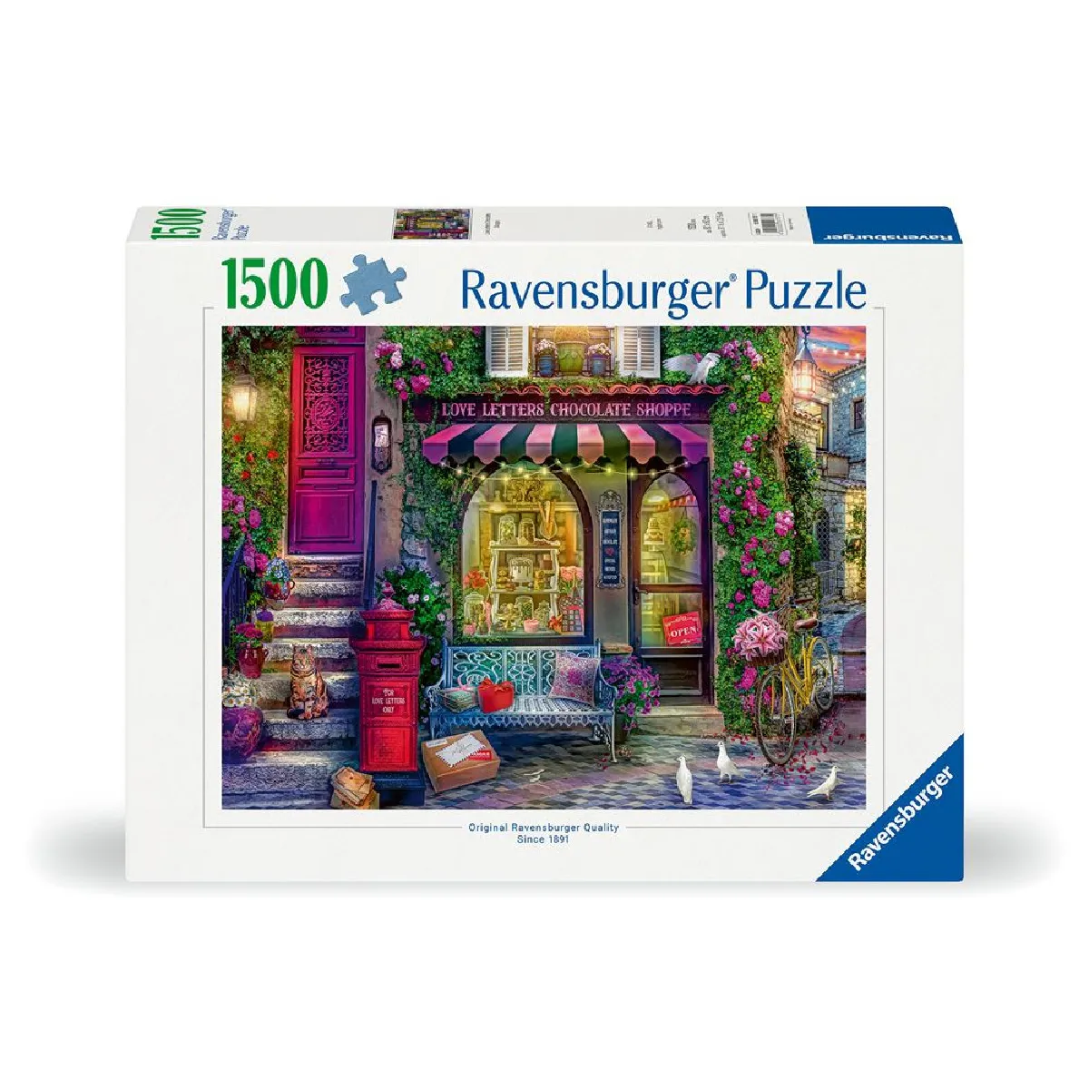 Ravensburger Puzzle Adulte Puzzle 1500 pièces La chocolaterie Adultes et Enfants à partir de Puzzle de qualité supérieure 80x60cm Fantaisie 12000737 - vue 4