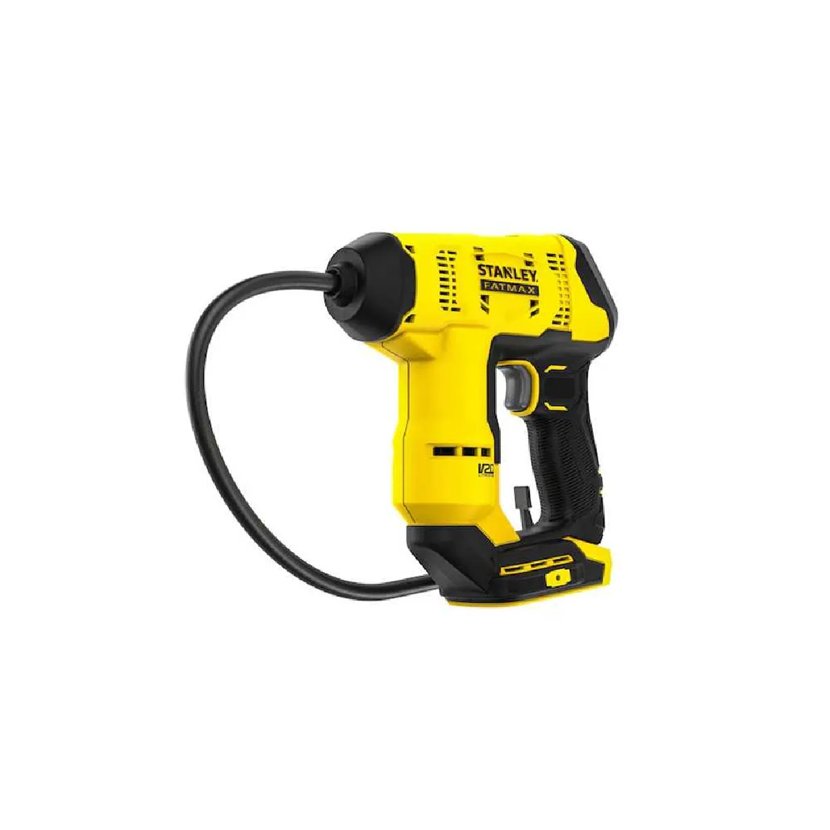 Gonfleur sans fil STANLEY FATMAX SFMCE521B XJ 18V 10 34 bar Jauge numérique 55 cm Tuyau Jaune Neuf - vue 3