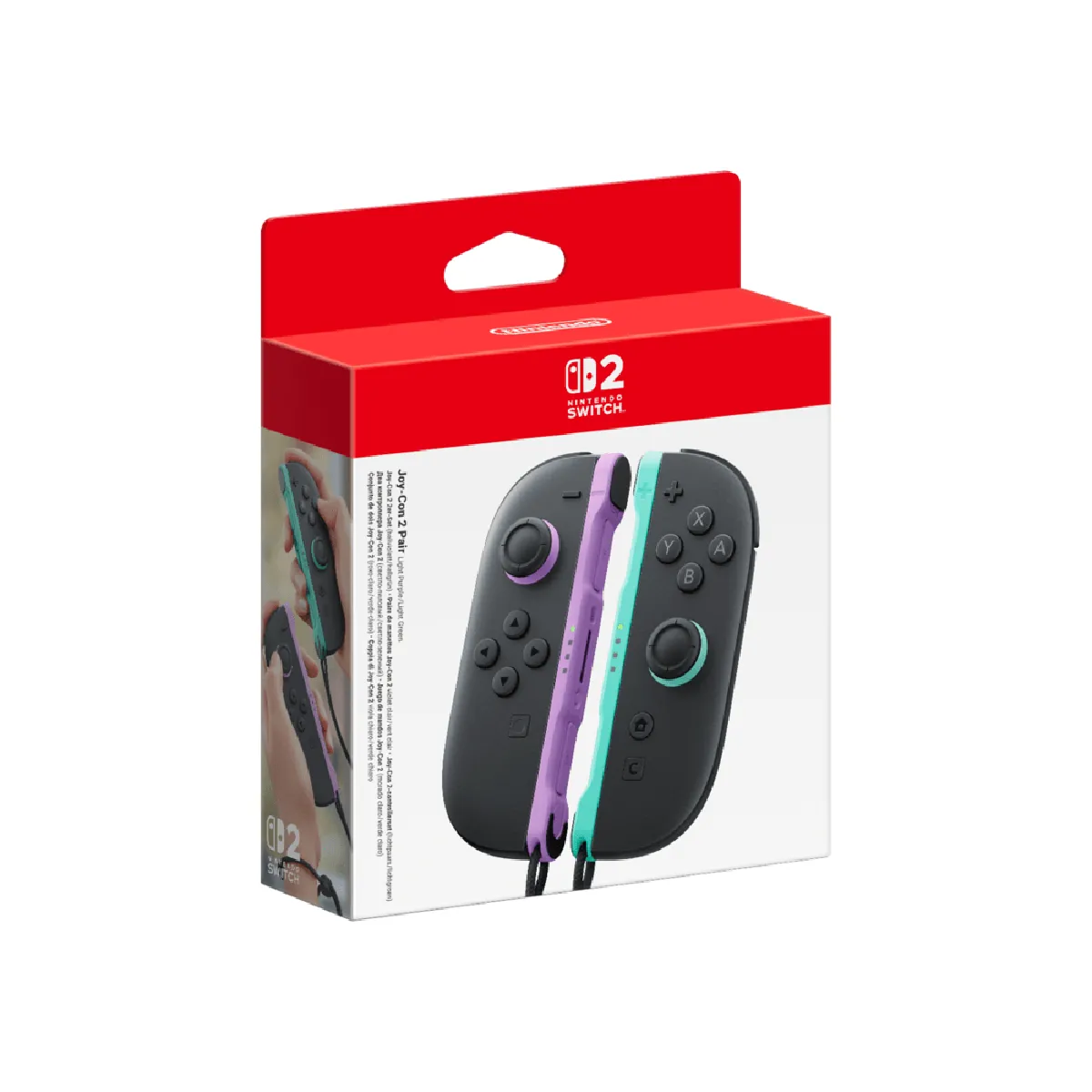 Joy-Con 2 paire Gauche Violet Clair & Droit Vert Clair Joy-Con 2 paire Gauche Violet Clair & Droit Vert Clair