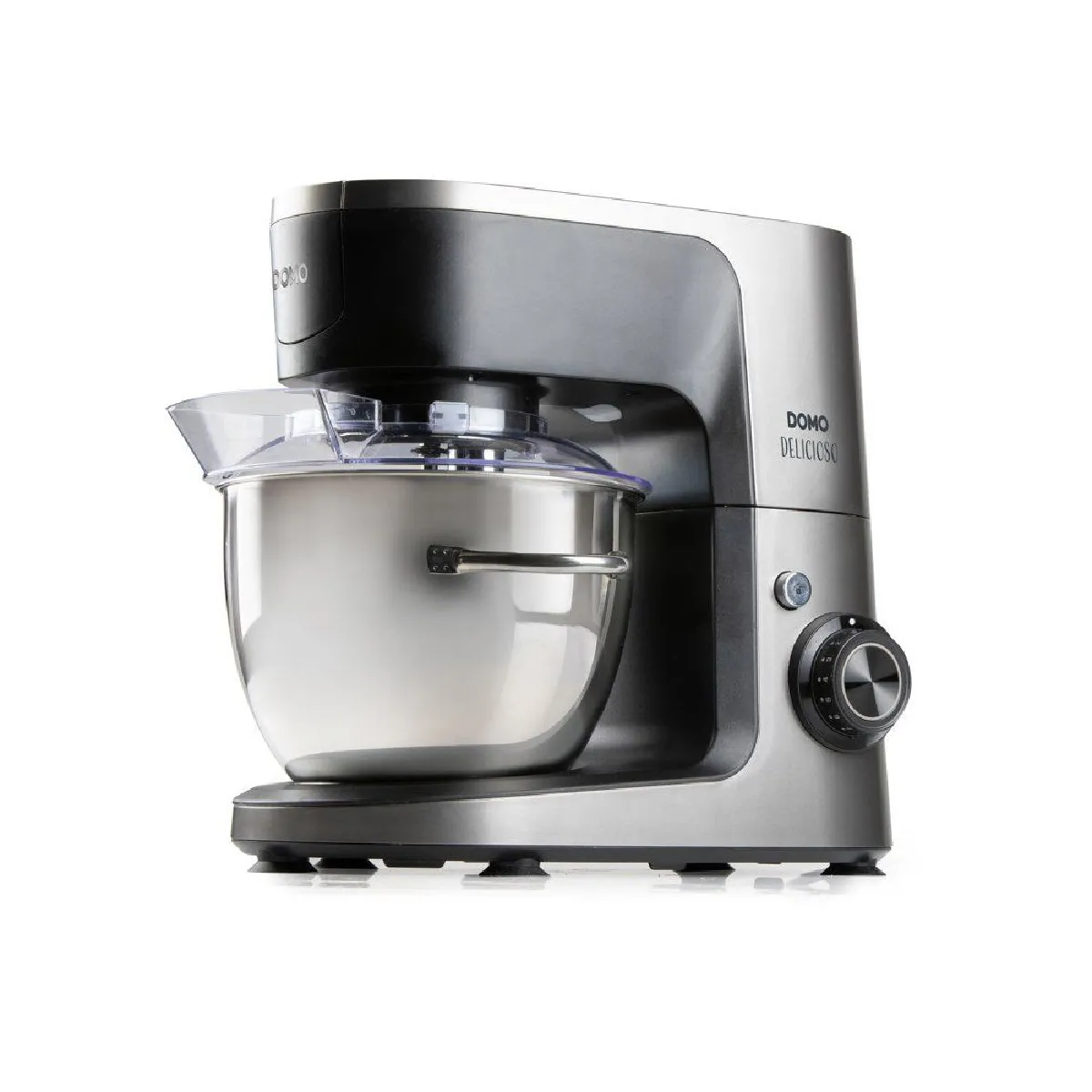 DOMO DO9293KR Robot p&acirc;tissier multifonction 1200W 4,5L gris/noir