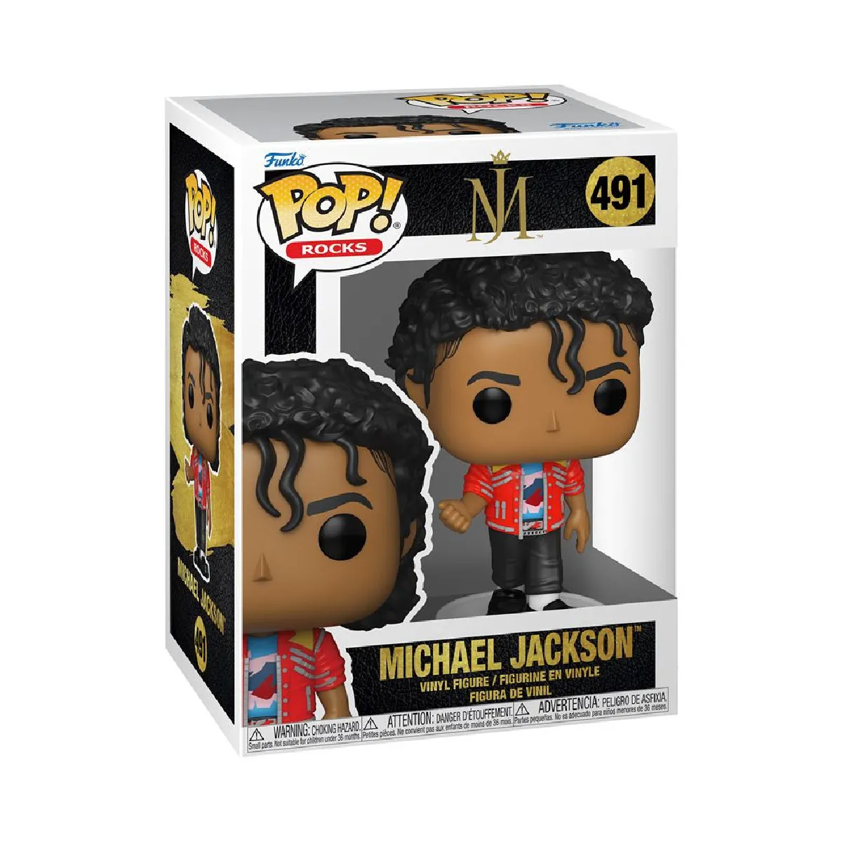 Figurine Funko Pop Rocks Michael Jackson Beat It - vue 6