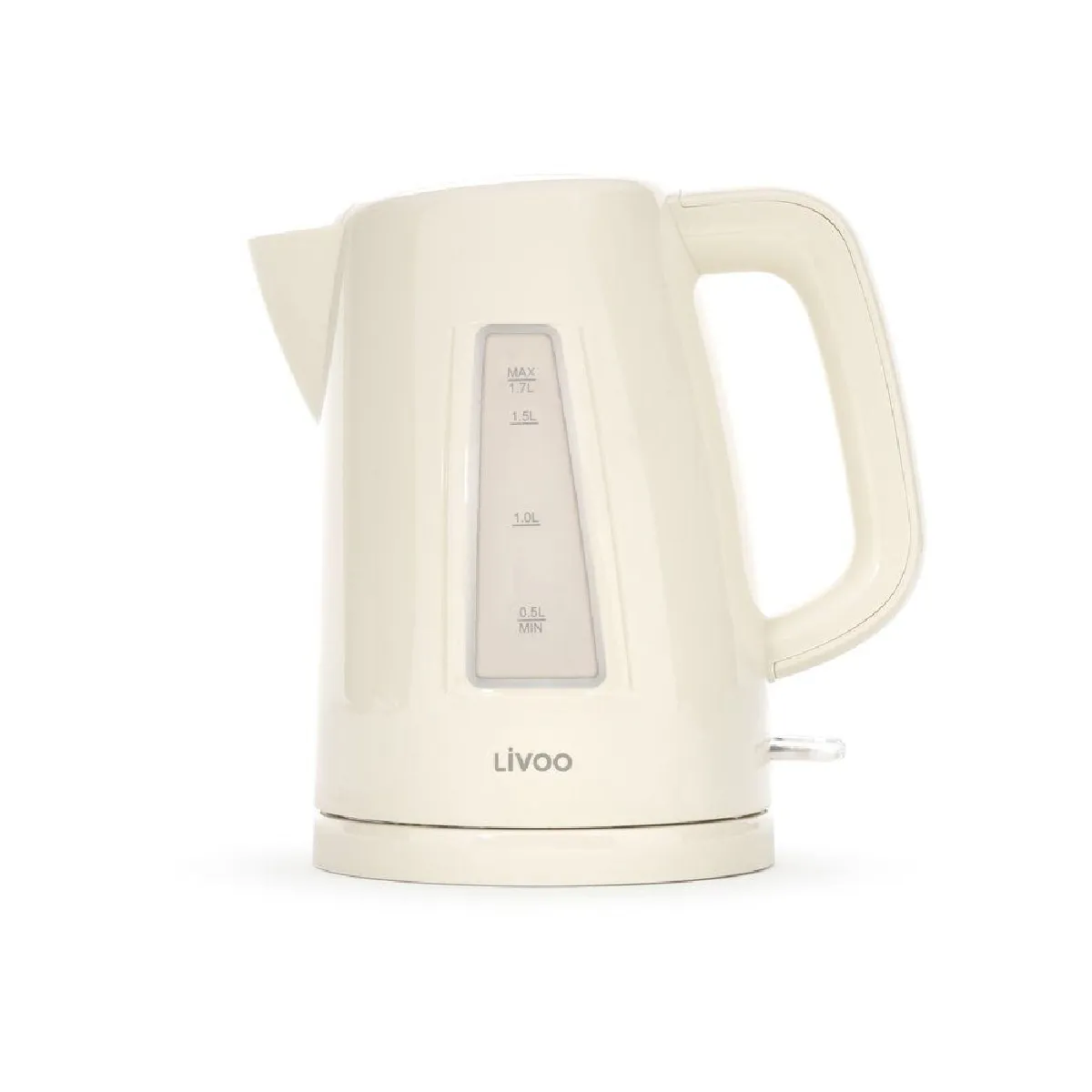 LIVOO DOD184C Bouilloire &eacute;lectrique 1,7 L 2200 W blanc cass&eacute;
