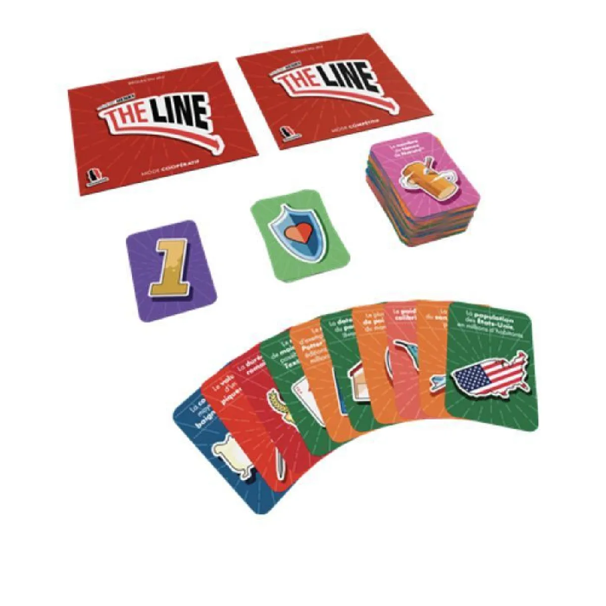Asmodée The Line Rouge – jeu d’ambiance