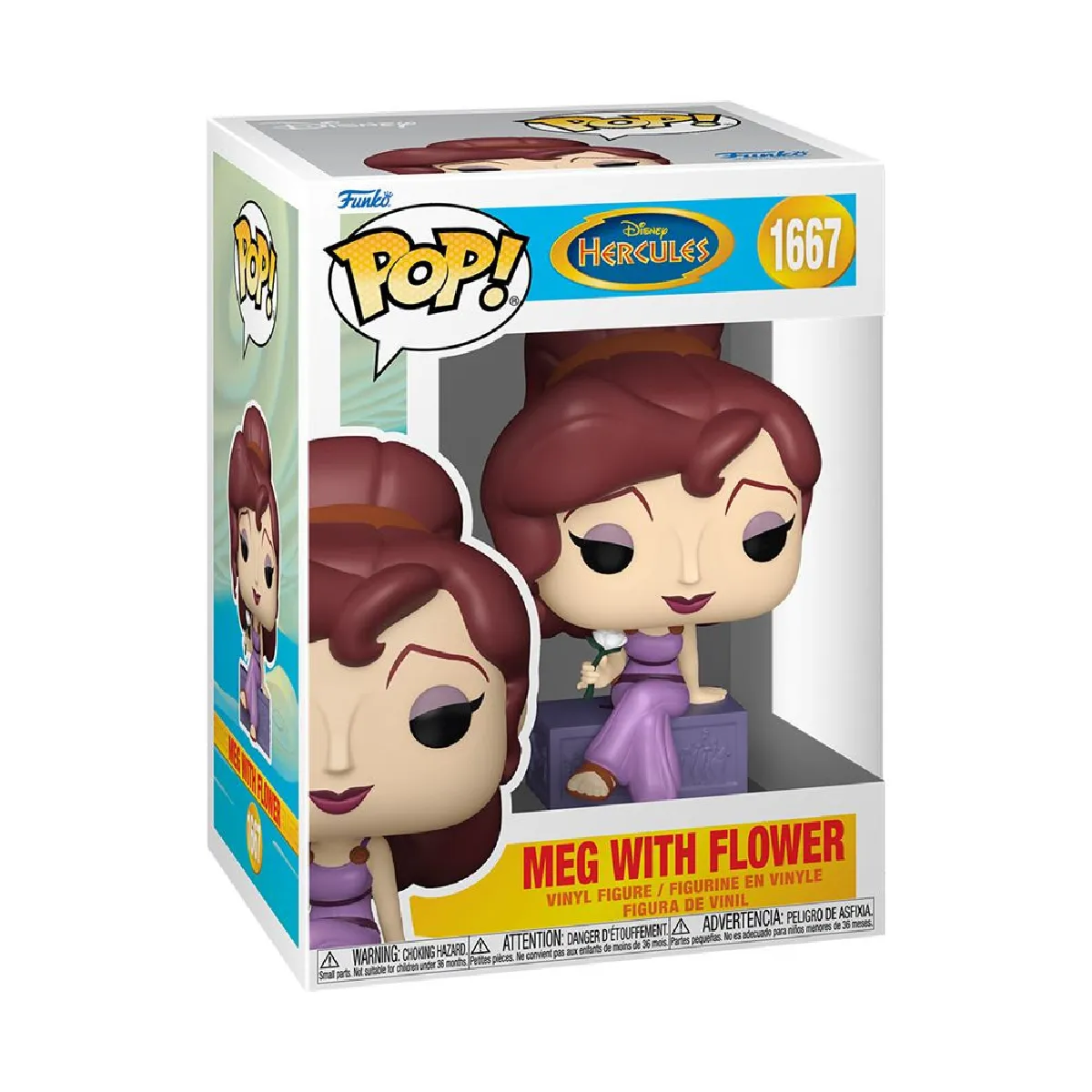Figurine Funko Pop Disney Hercules Meg with flower - vue 4