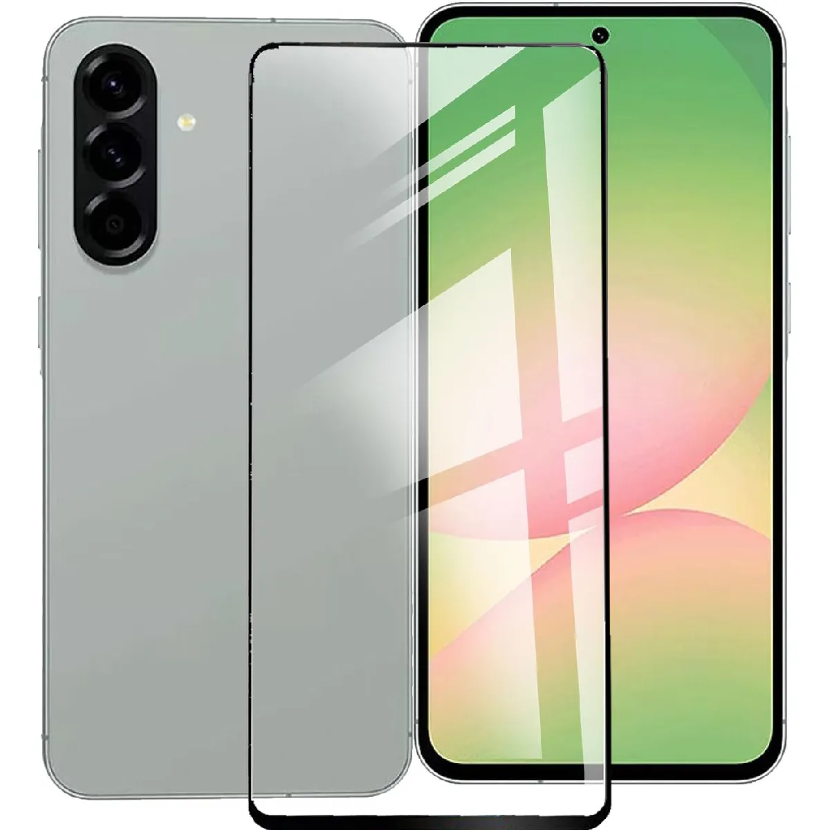 Xeptio Noir Protection D'écran En Verre Trempé Pour Samsung Galaxy A57 5G