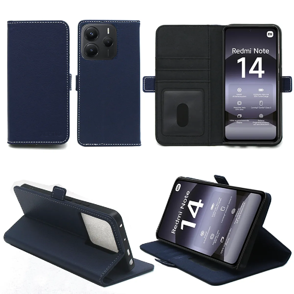 Xeptio Housse Portefeuille Porte-Cartes Xiaomi Redmi Note 15 4G