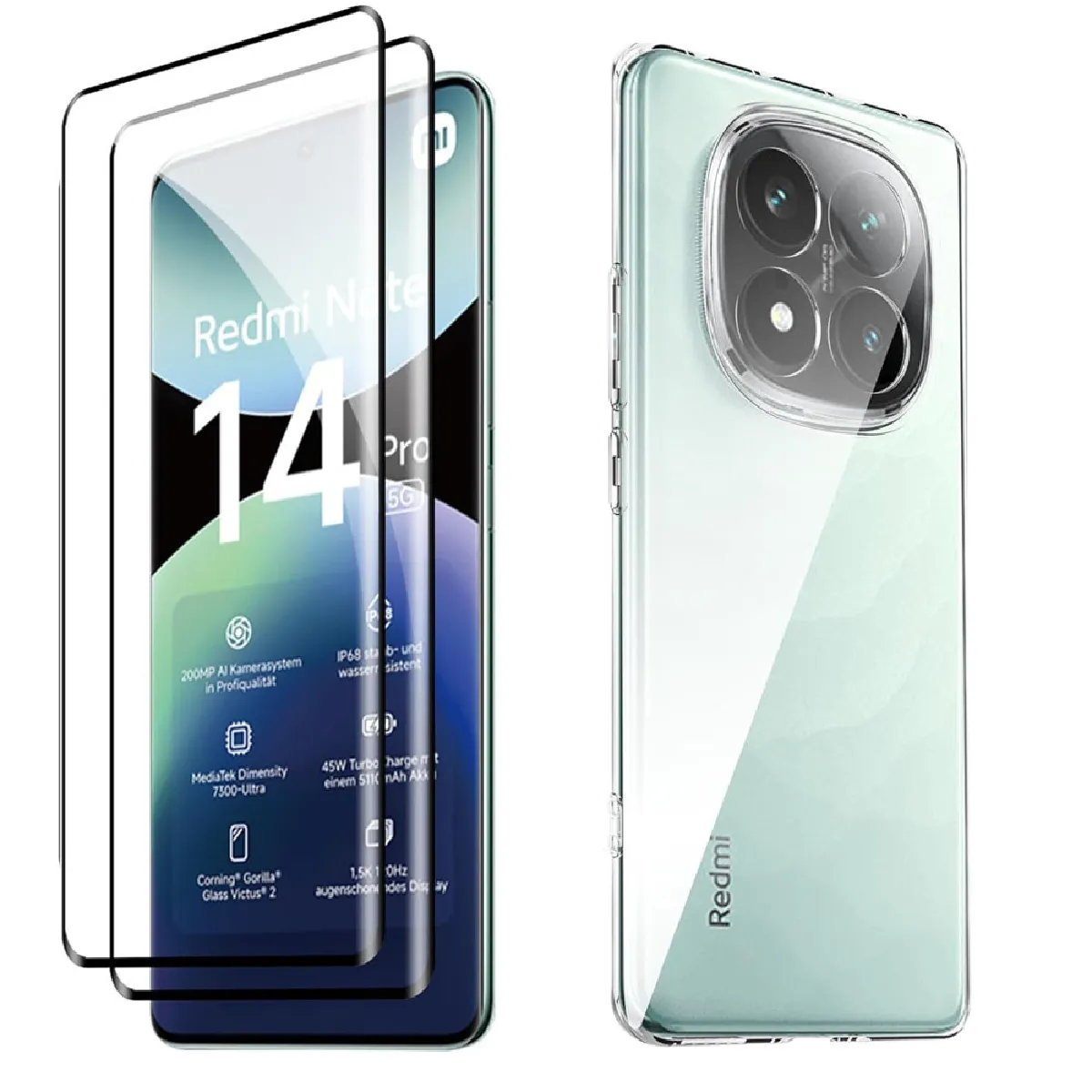 Xeptio Transparent Xiaomi Redmi Note 15 Pro 4G Coque Tpu Protection E - Neuf - Image 3