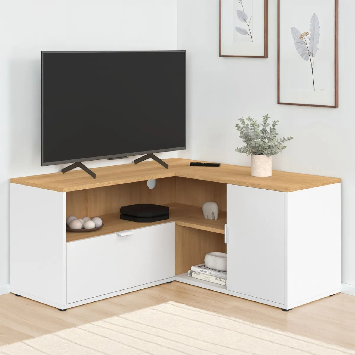 Meuble TV d'angle