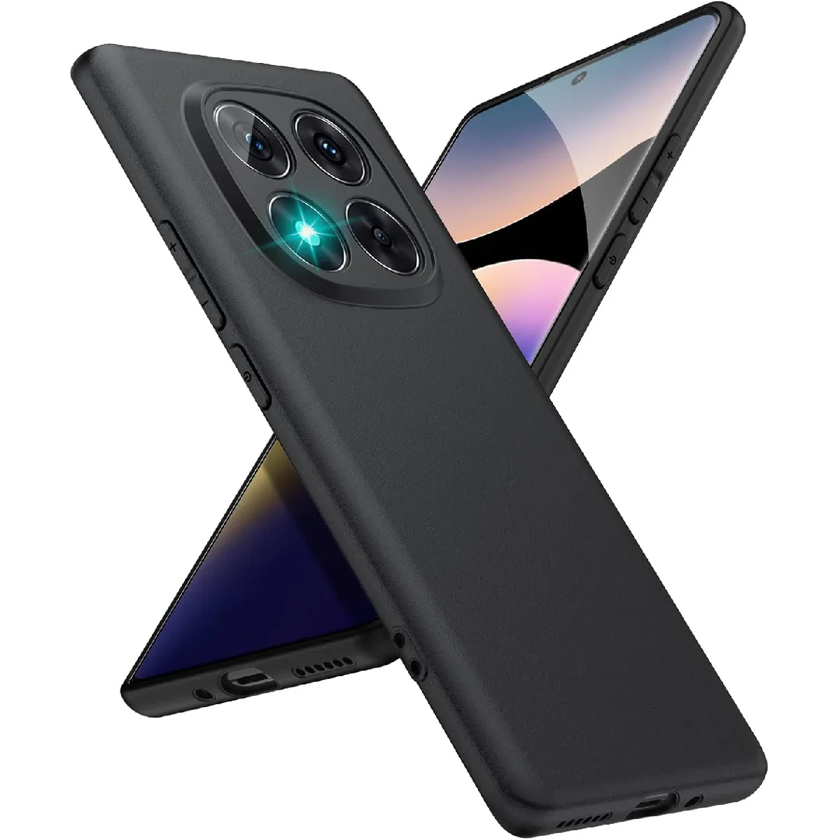 Xeptio Noir Coque En Polyuréthane Xiaomi Redmi Note 15 Pro 4G