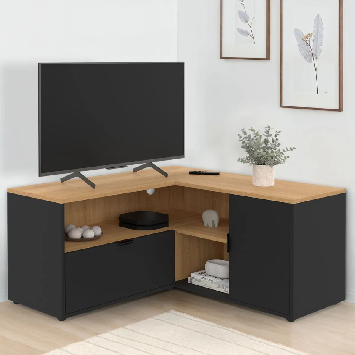 Meuble TV d'angle