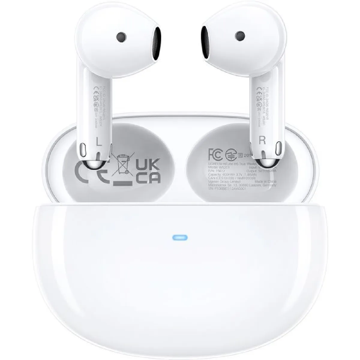 Ugreen Blanc Bluetooth Semi Intra H5 - Image 4