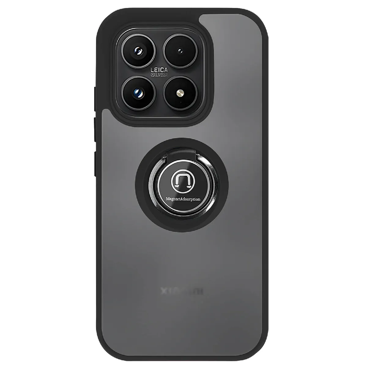 Avizar Noir Coque Pour Xiaomi 17 Avec Support Anneau Et Fixation Magnétique - Image 2