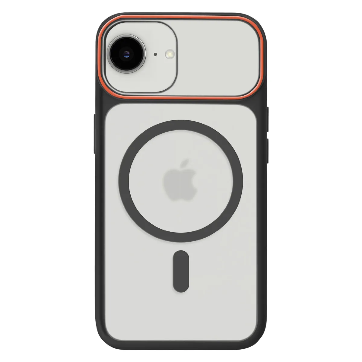 Avizar Noir Coque Pour Iphone 16E Conception Bi-Matière Compatible Magsafe