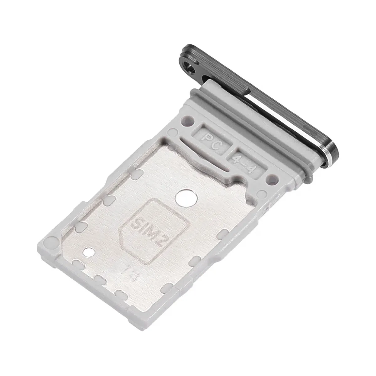 Avizar Gris Clappio Tiroir Carte Sim Compatible Pour Galaxy S22 Ultra Dual Nano