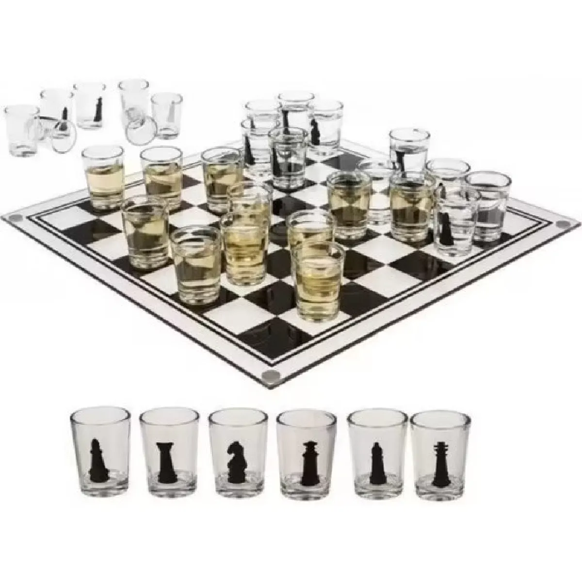 Jeu d'Echec à boire Grand Modèle DeLuxe