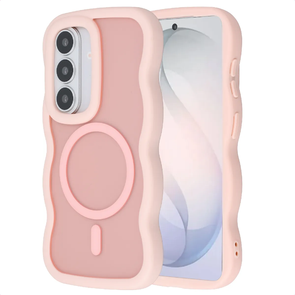 Selencia Rose Coque Wavy Magsafe Samsung Galaxy S26