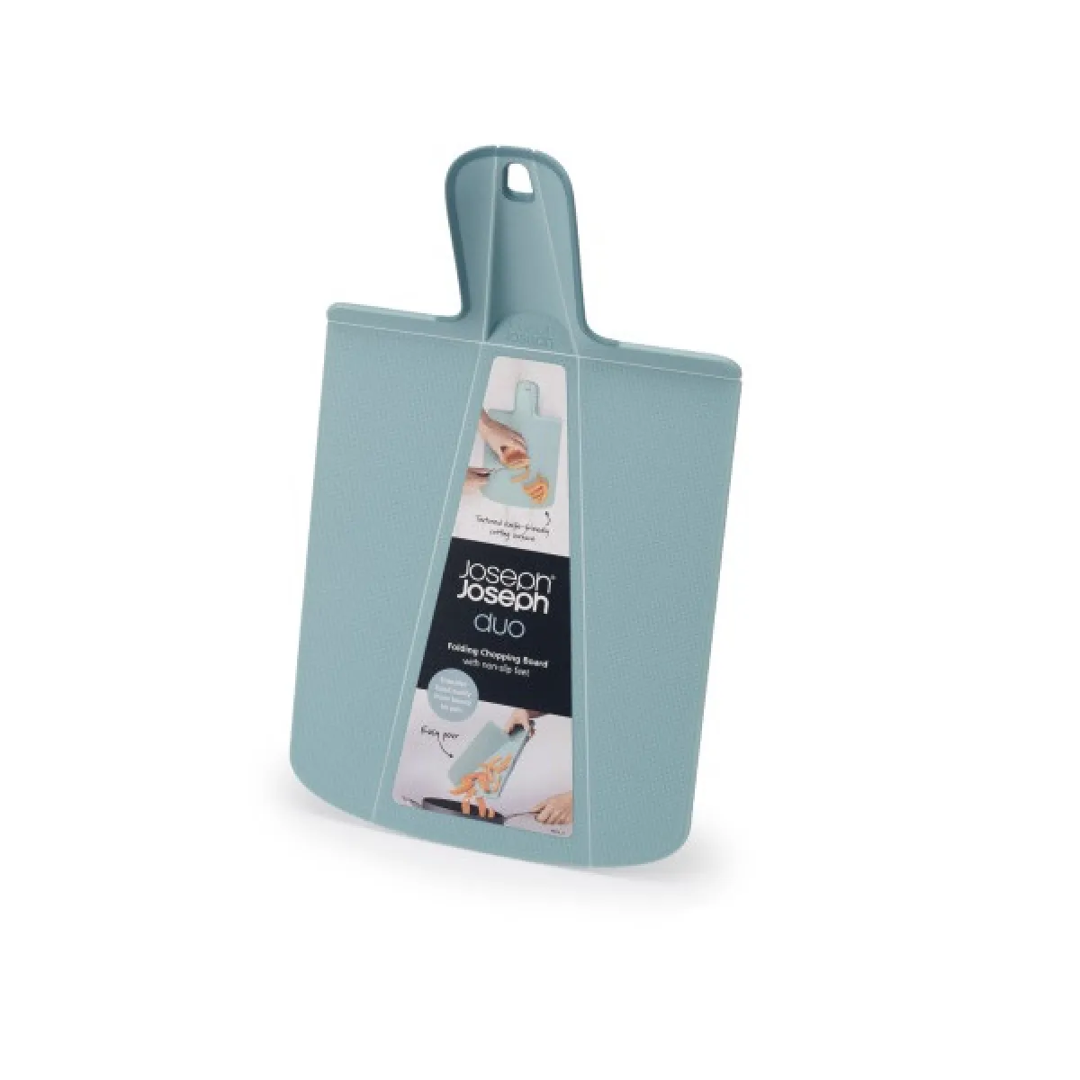 Joseph Joseph Tabla De Cortar Plegable Duo Azul, Antideslizante, Compacta, Resistente