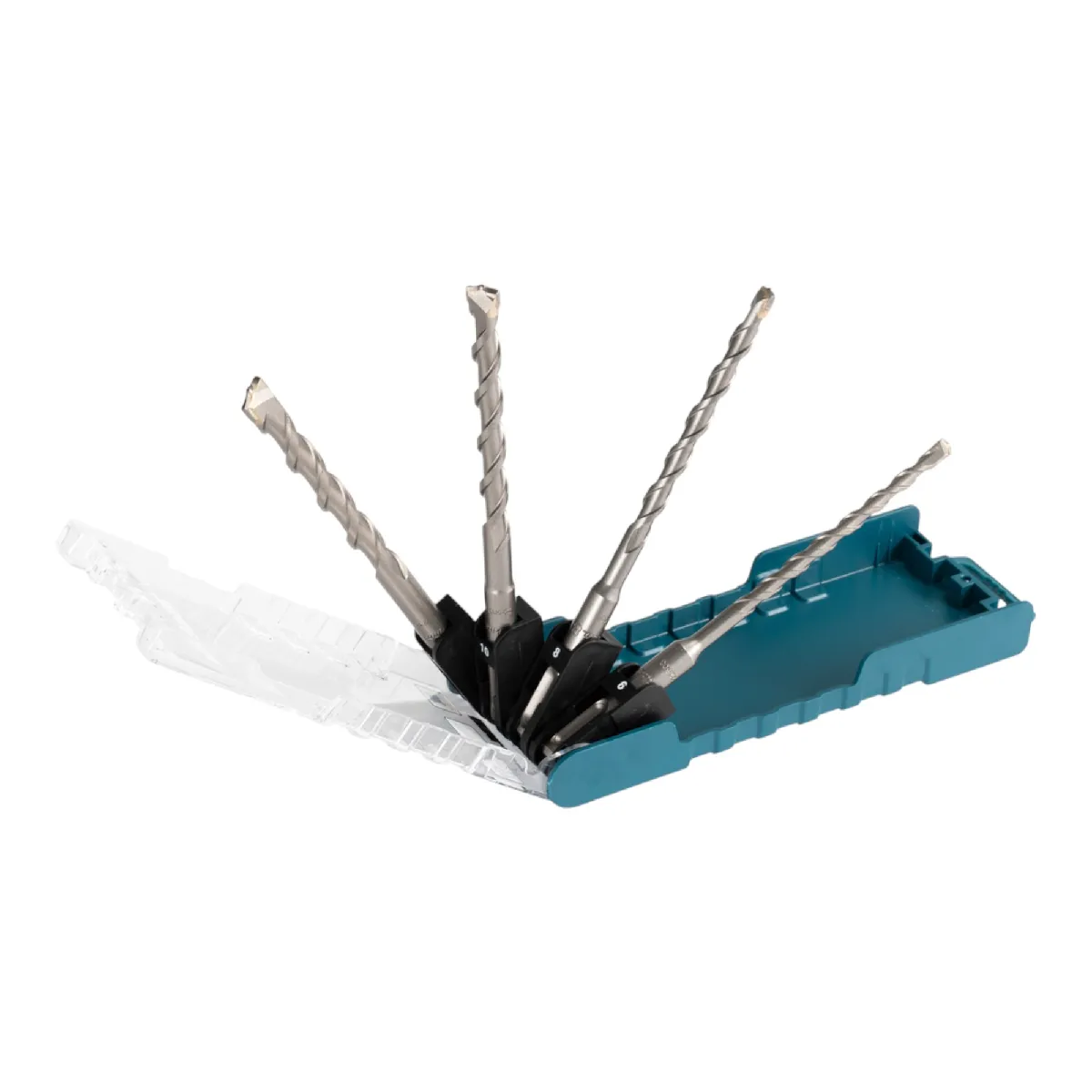 Forets Spiralés Makita E-13605 – Jeu de 4, Ø6-12 mm, SDS-Plus - vue 2