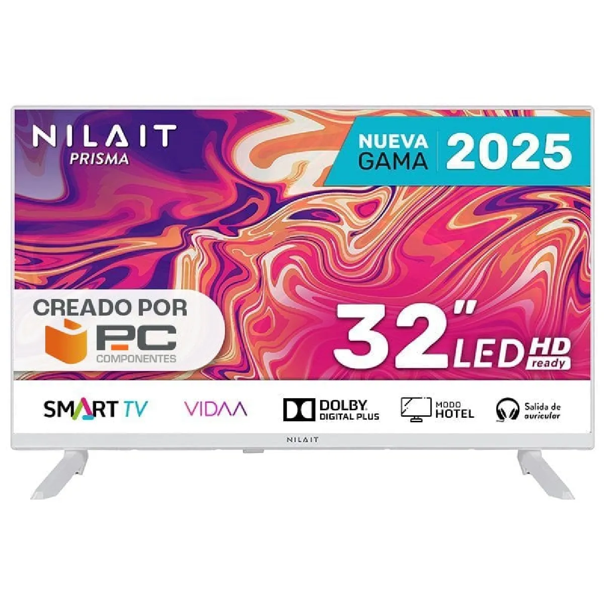 Nilait Prisma 32HD7004SW 32 HD Ready Blanc VIDAA