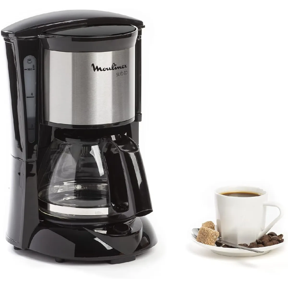 Cafetière Filtre 0 6 Inox Programmable - vue 2