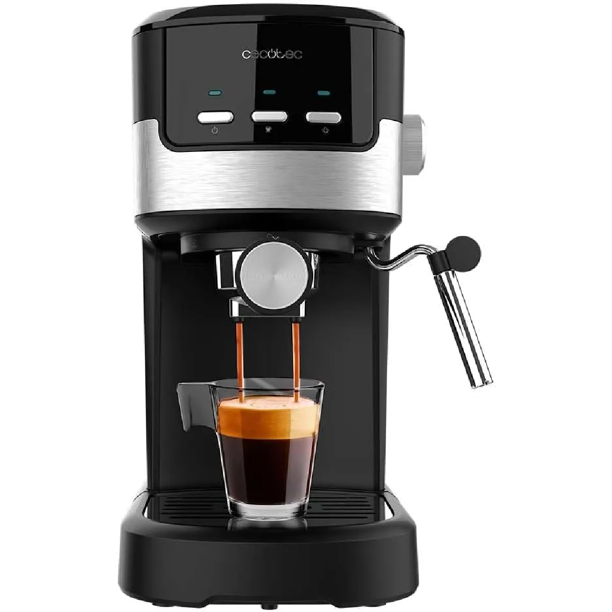 CECOTEC Machine &agrave; Expresso 1,25 L Noir 1100 W 20 Bars