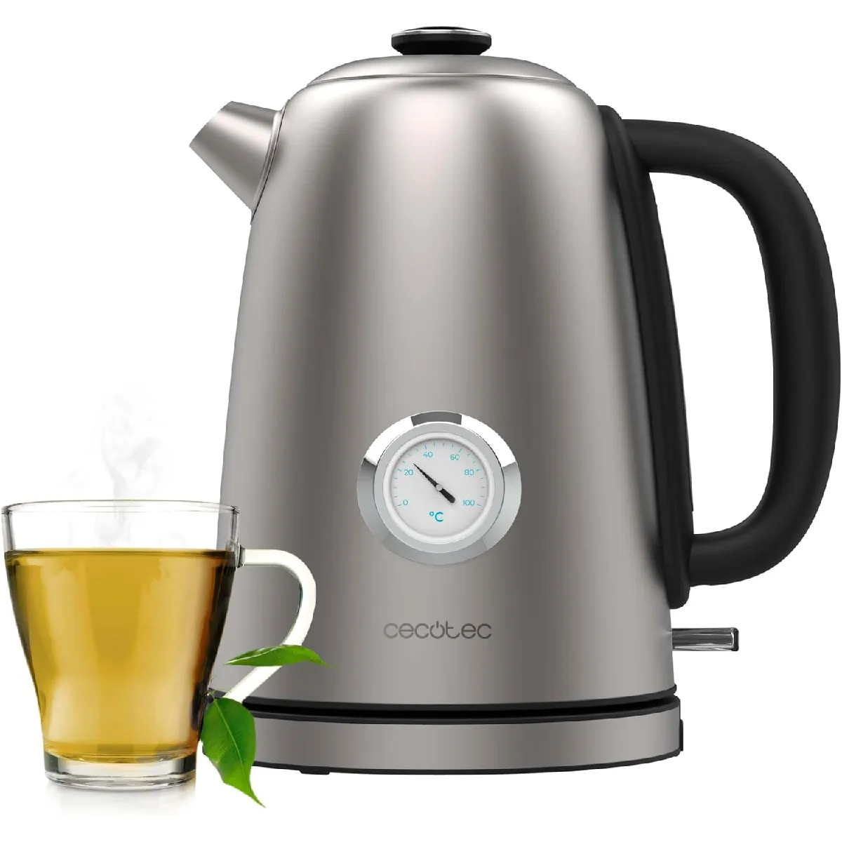 CECOTEC Bouilloire &eacute;lectrique 1,7 L 620 Vintage Inox 2200 W