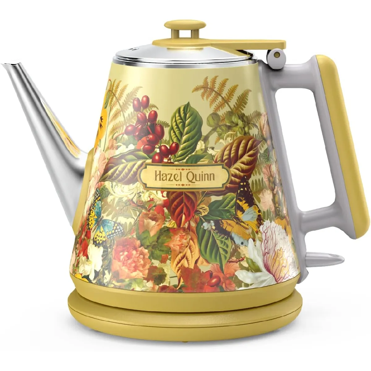 Vendos85 Bouilloire 1?L Inox Imprimé Fleurie 1360?W - Image 2