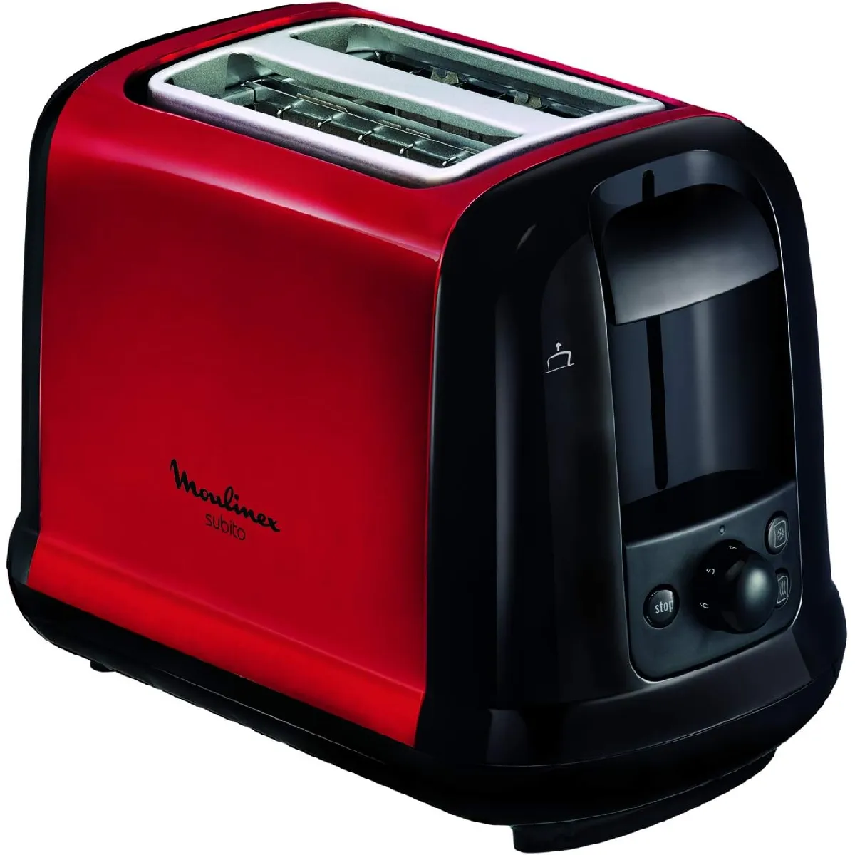 MOULINEX Grille-pain 2 Fentes Rouge 850W Dorage R&eacute;glable