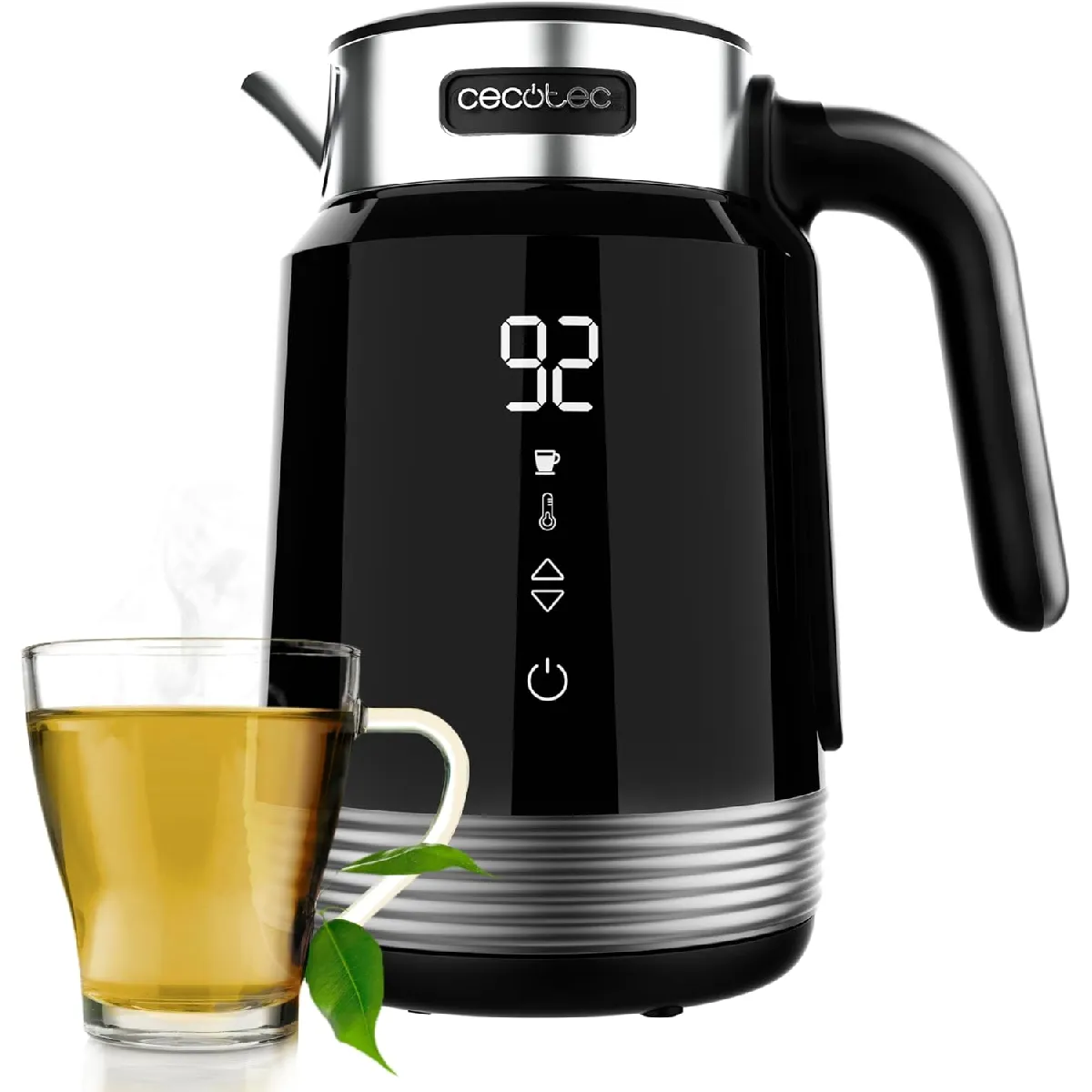 Cecotec Bouilloire Électrique 1,7 L Led Écran Tactile