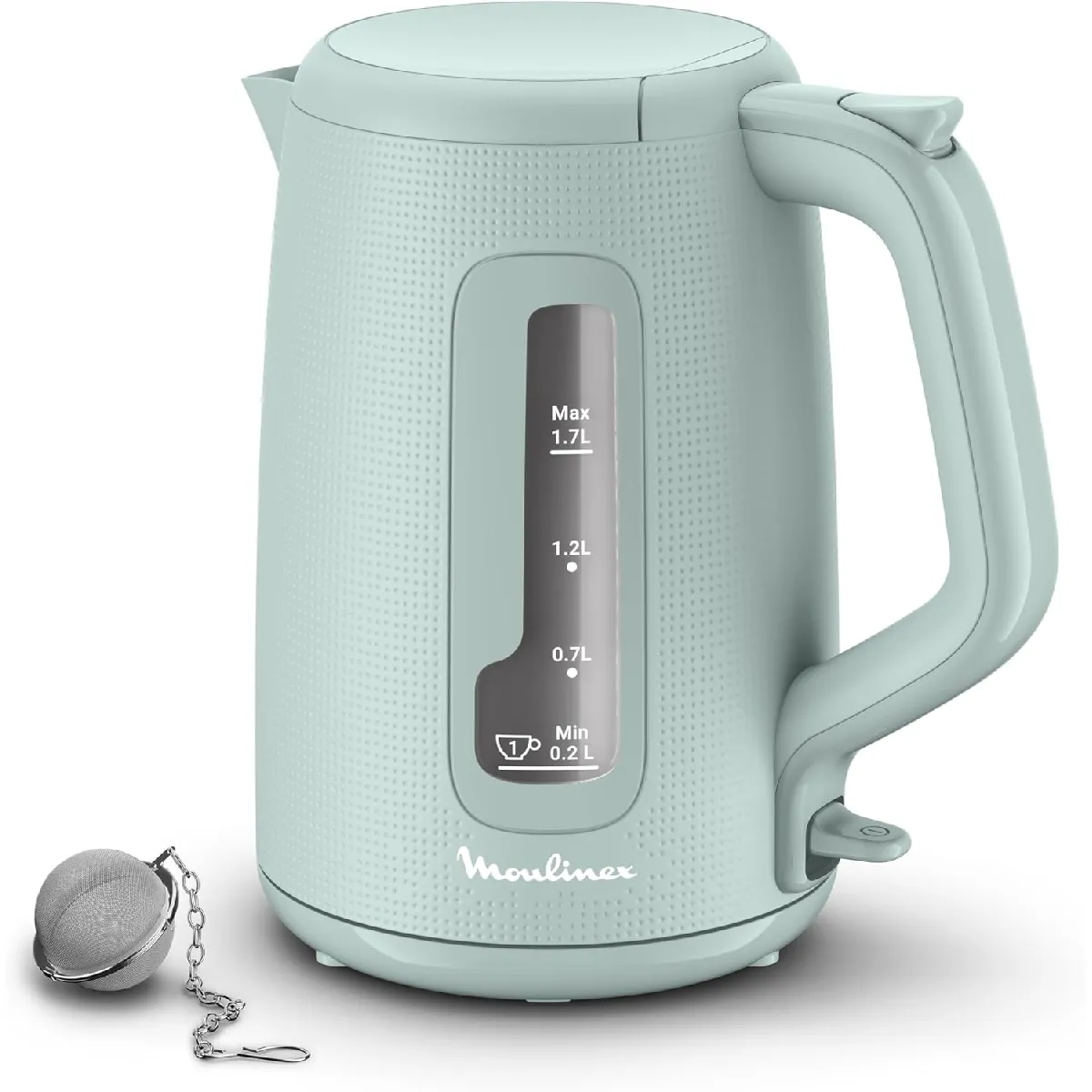 MOULINEX Bouilloire &eacute;lectrique 1,7 L eucalyptus &agrave; &eacute;bullition rapide