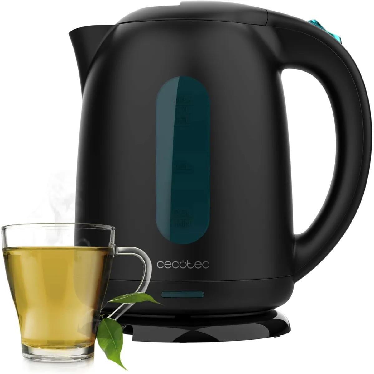 Cecotec Noir Bouilloire Électrique 1,7 L Acier Inox 2200 W