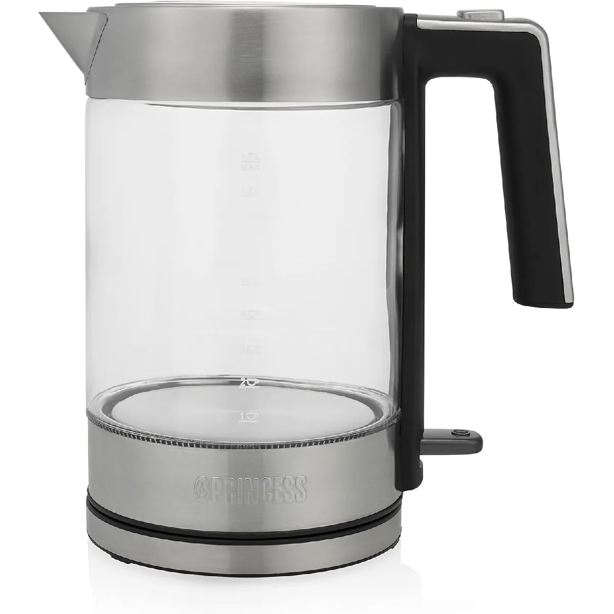 Princess Bouilloire 1,7?L Verre Et Inox 2200?W