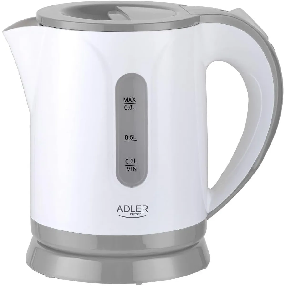 ADLER Bouilloire &eacute;lectrique 0,8?L acier inoxydable 850?W
