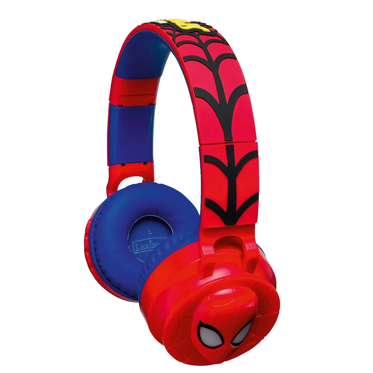 Casque Bluetooth Spiderman avec effets lumineux et limitation de son 85dB - vue 3