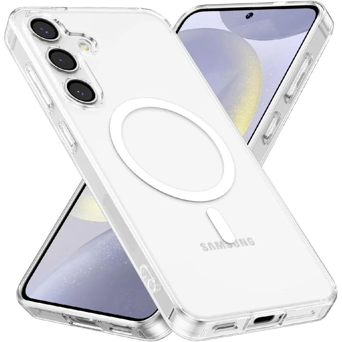 Little Boutik Coque Compatible Magsafe Samsung Galaxy S26 Plus - Transparent