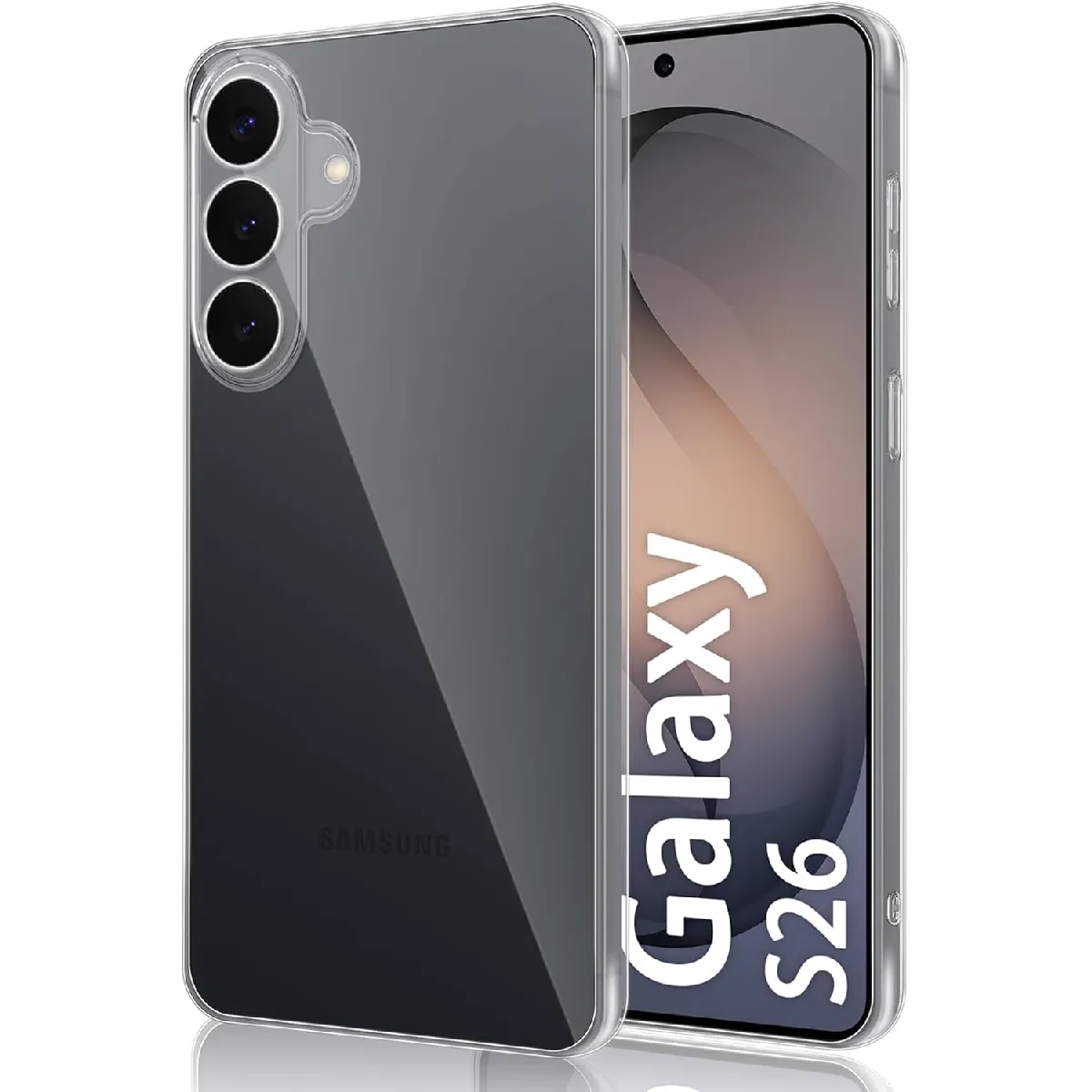 Little Boutik Coque En Silicone Pour Samsung Galaxy S26 - Transparente