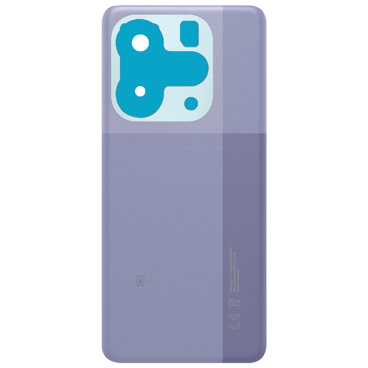 Avizar Violet Clappio Cache Batterie De Remplacement Pour Redmi Note 14 5G Avec Adhésif Intégré