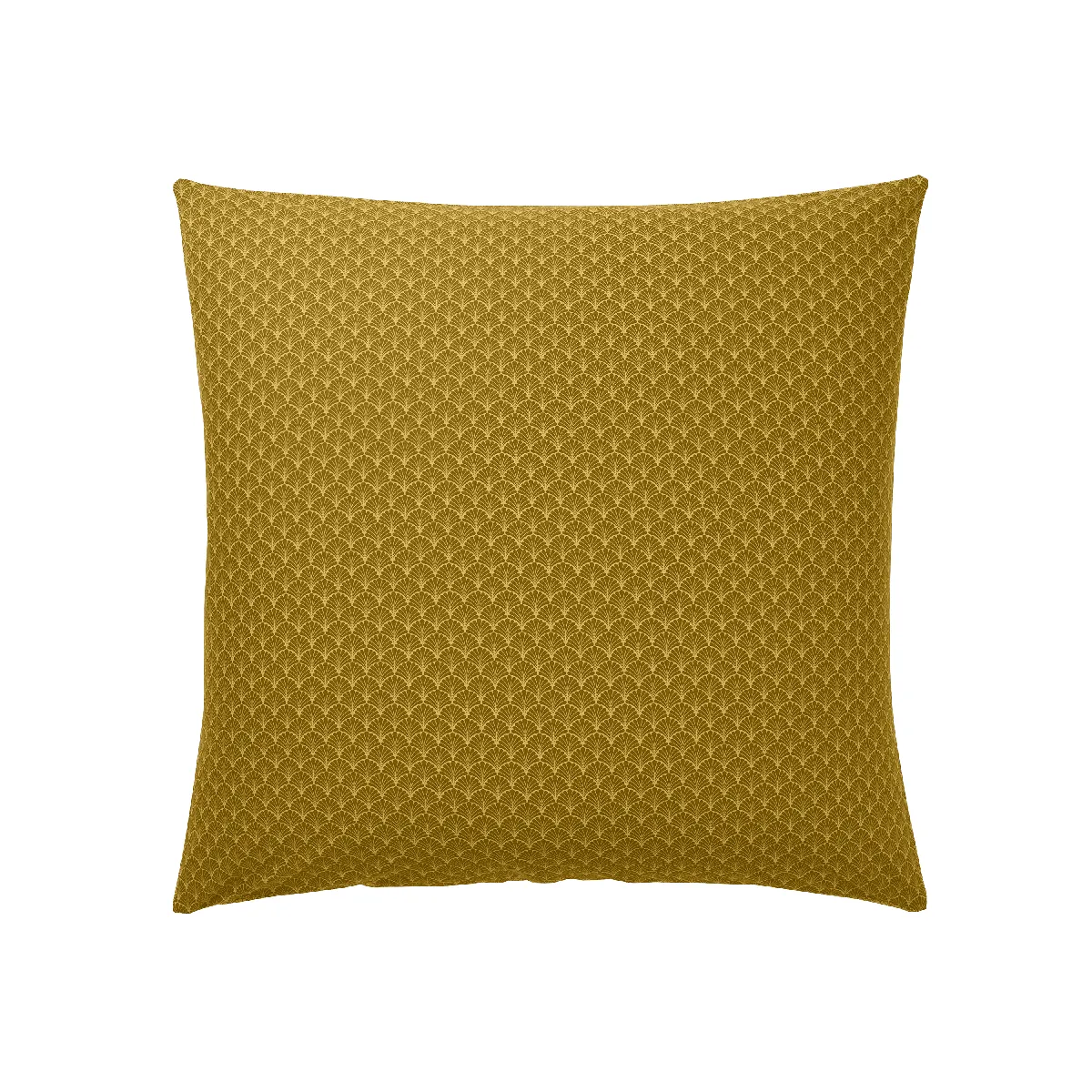 ORIGIN  Taie d'oreiller en Bambou - 63 x 63 cm - Jaune Curry