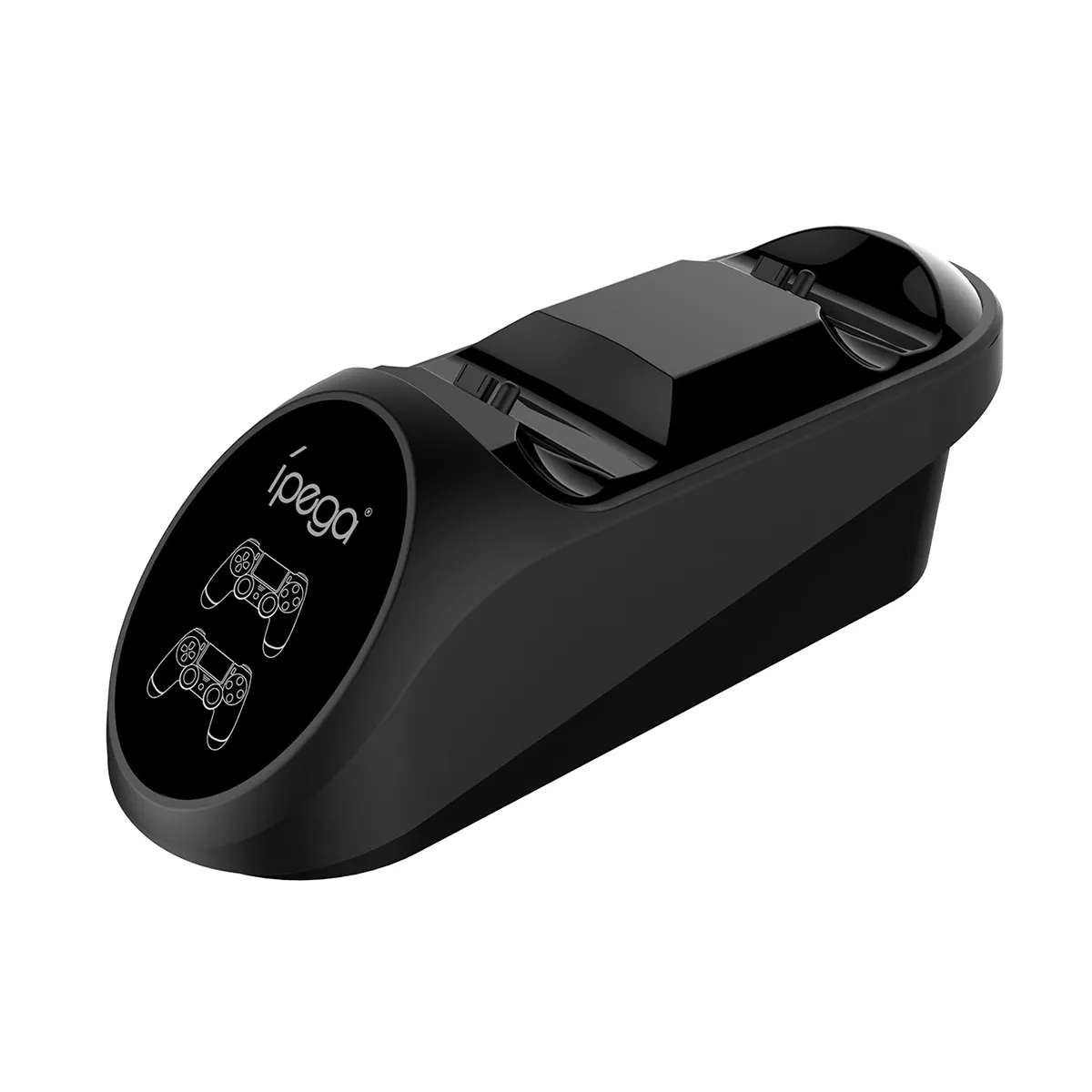 Ipega Noir Station De Charge Pour Double Manette Ps4 Modèle 9180 Avec Indicateur Led