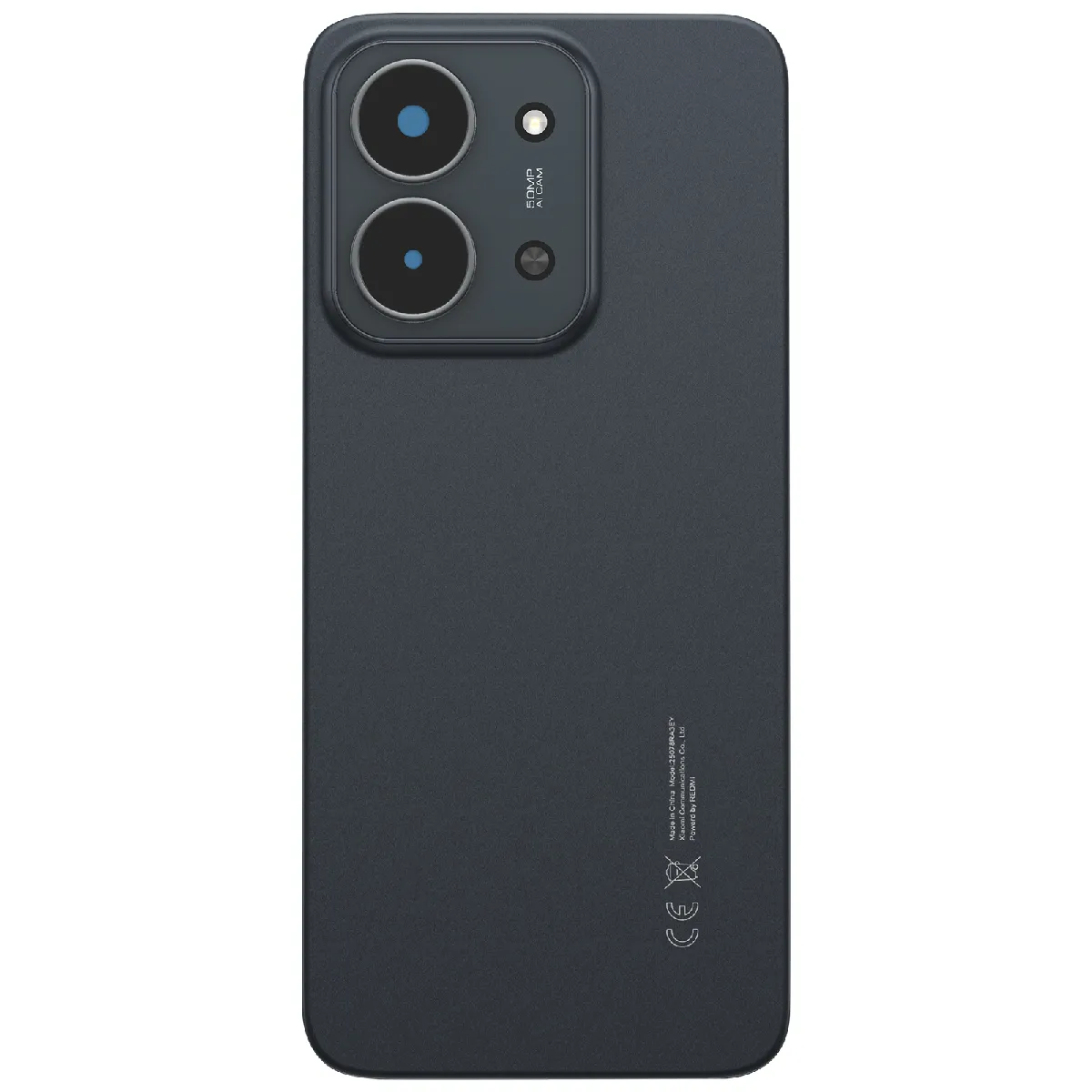 Avizar Noir Clappio Cache Batterie De Remplacement Pour Redmi 15C 4G Avec Adhésif Intégré